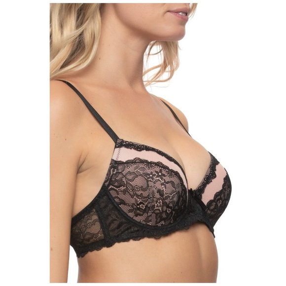 FELINA Light Lift Pushup Bra Black 36B NEW $54 #F5822s2 - Picture 1 of 8